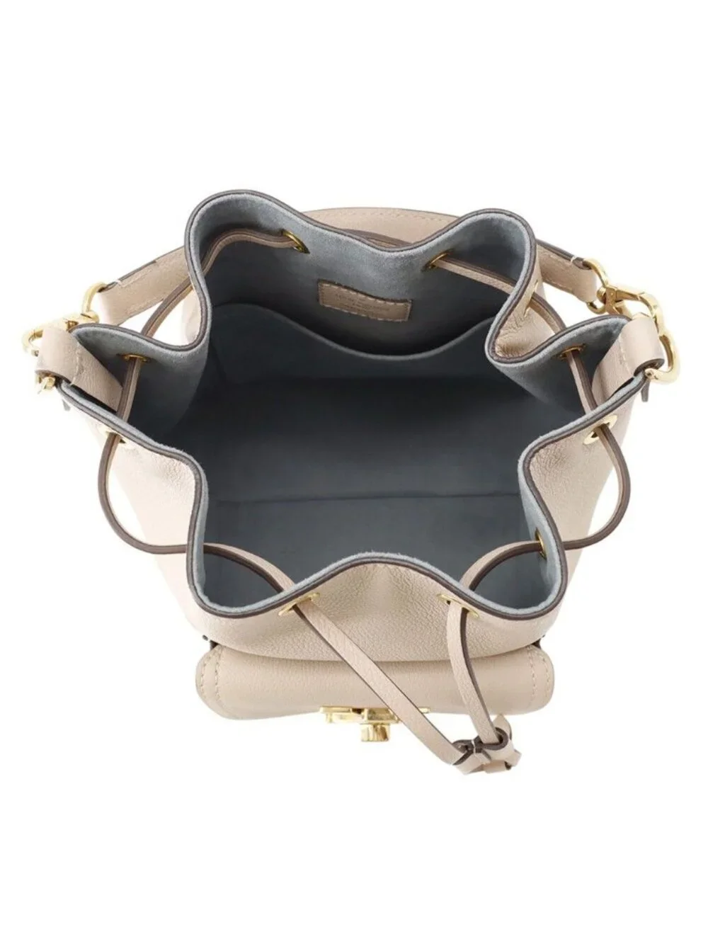 Louis Vuitton Shoulder Bag Leather Lockme Bucket NV 3way